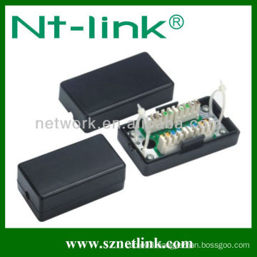 Cat5E Black Color Krone IDC Unshielded Connection Box